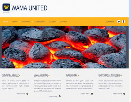 Wama United Website
